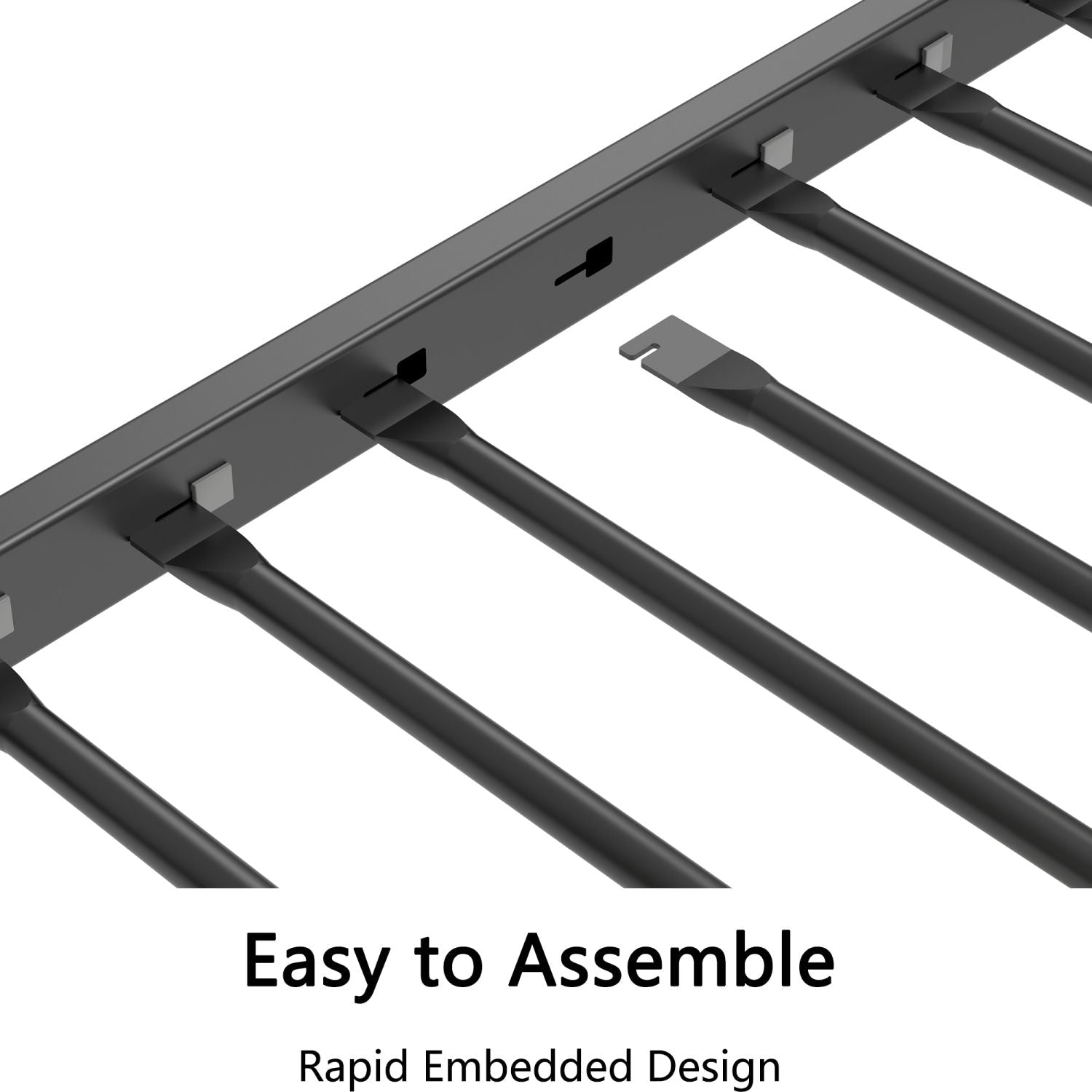 Twin Over Twin Metal Bunk Bed for Kids, ASTM Certified with Guardrails | Just Better Bunk Beds