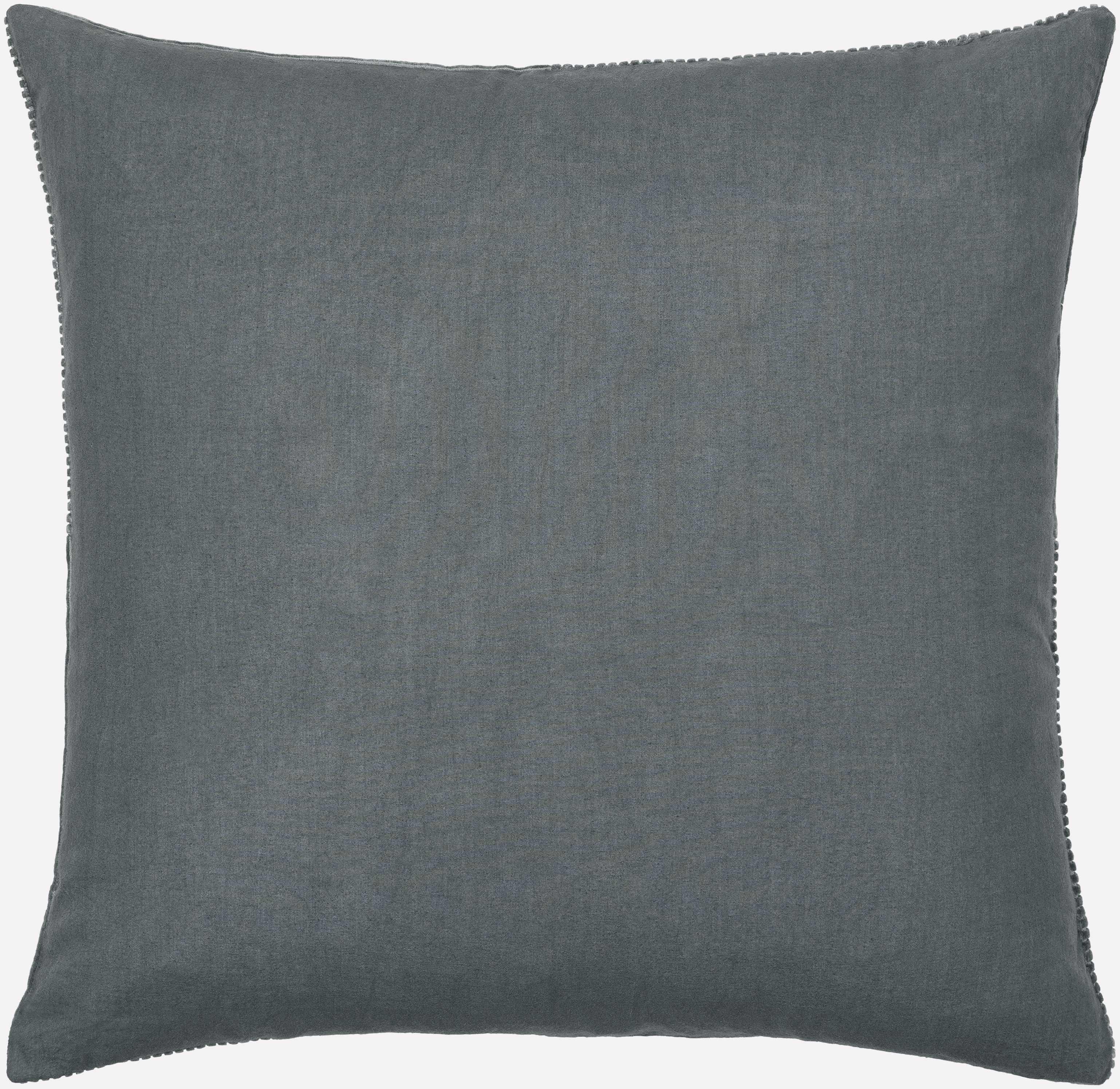Umar Charcoal Corduroy Accent Pillow - PRHOMZ