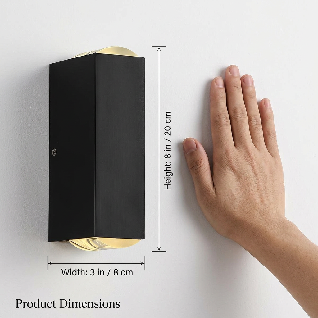 Modern LED Wall Light IP65 Up Down Aluminum Sconce