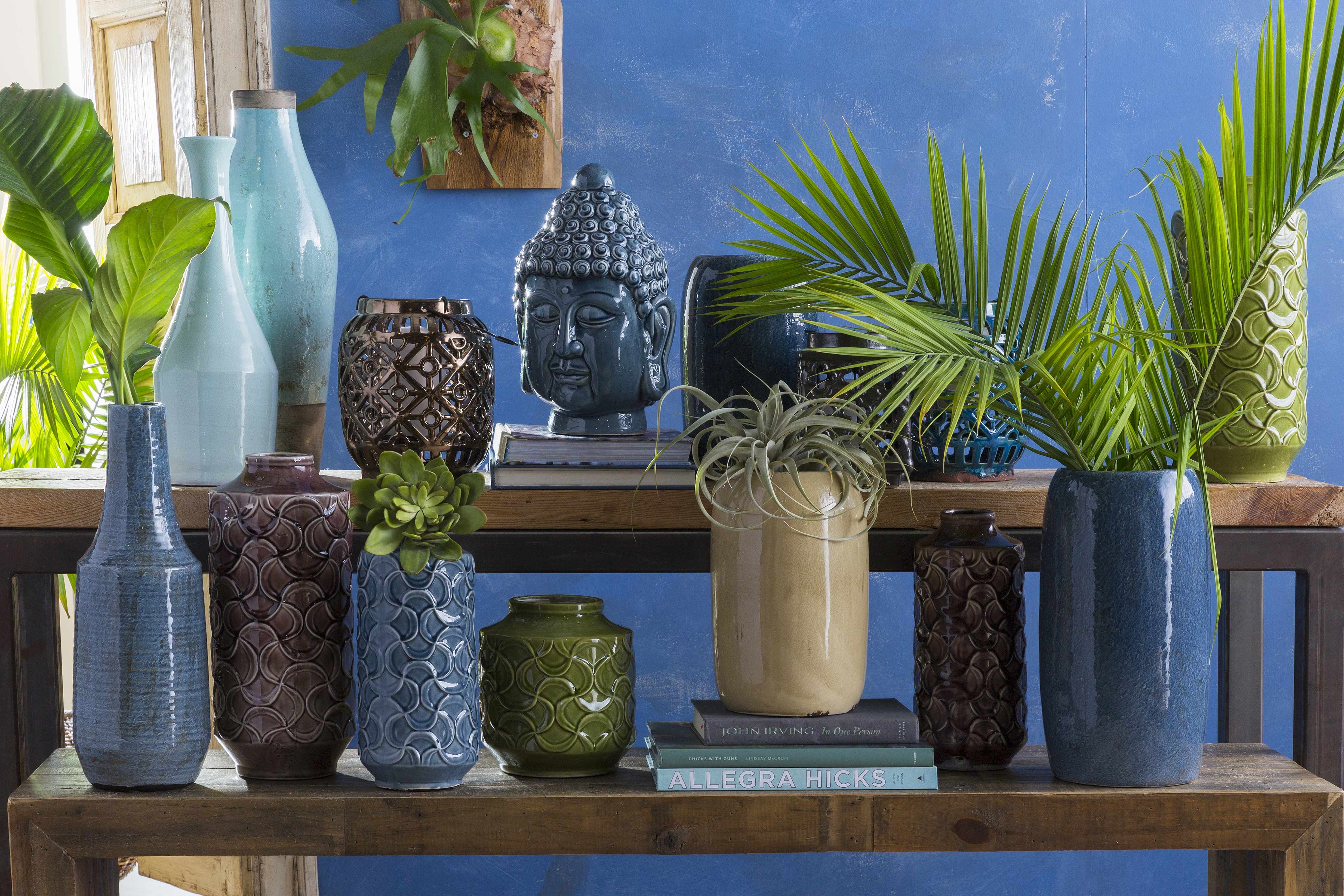 Avigliana Sage Ceramic Vase-1