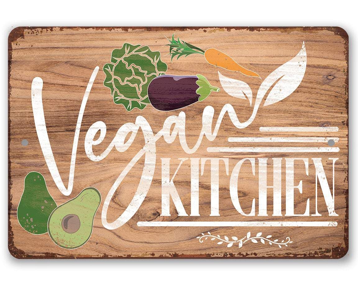Vegan Kitchen - Metal Sign