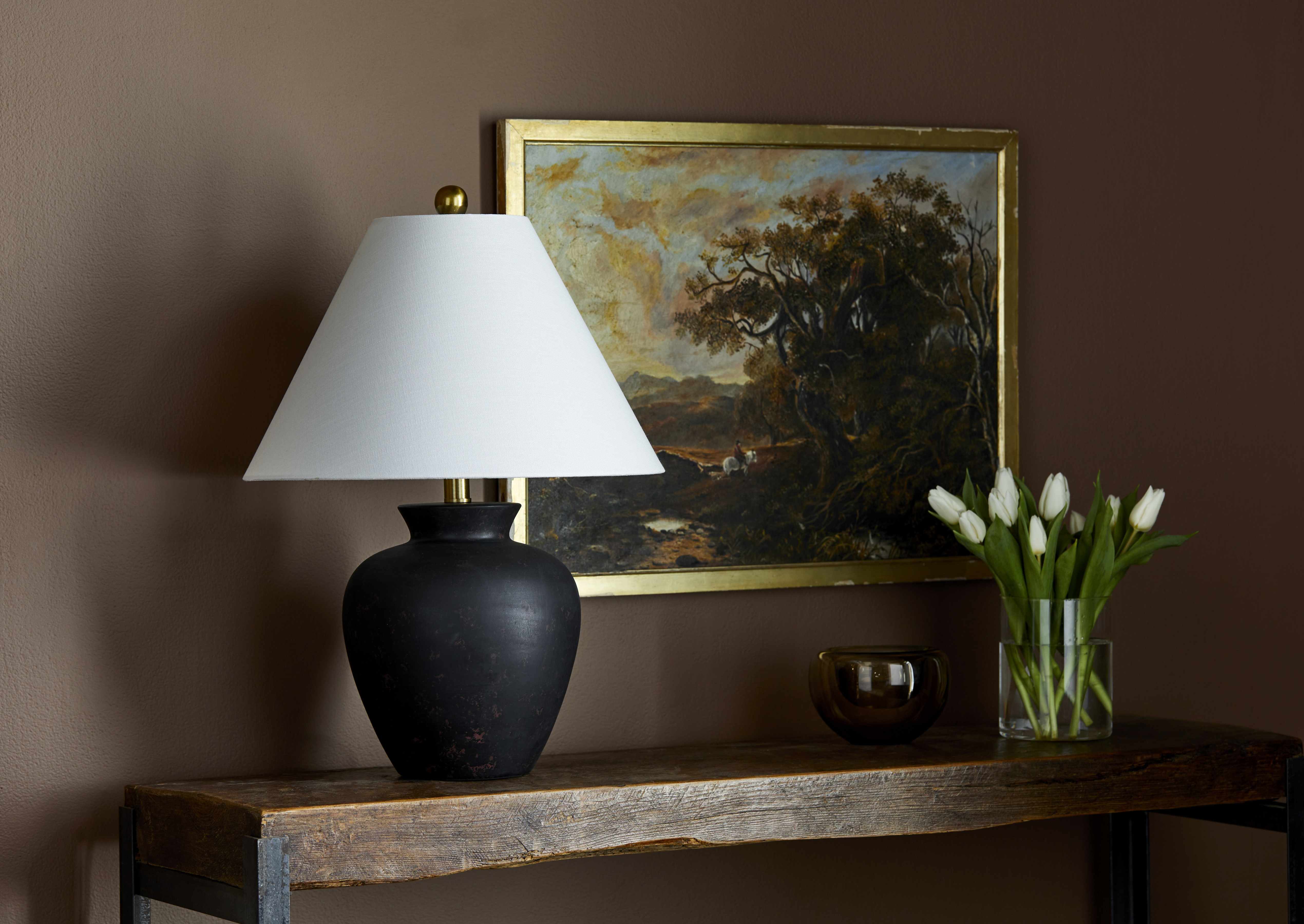 Valderrey Black Table Lamp-1