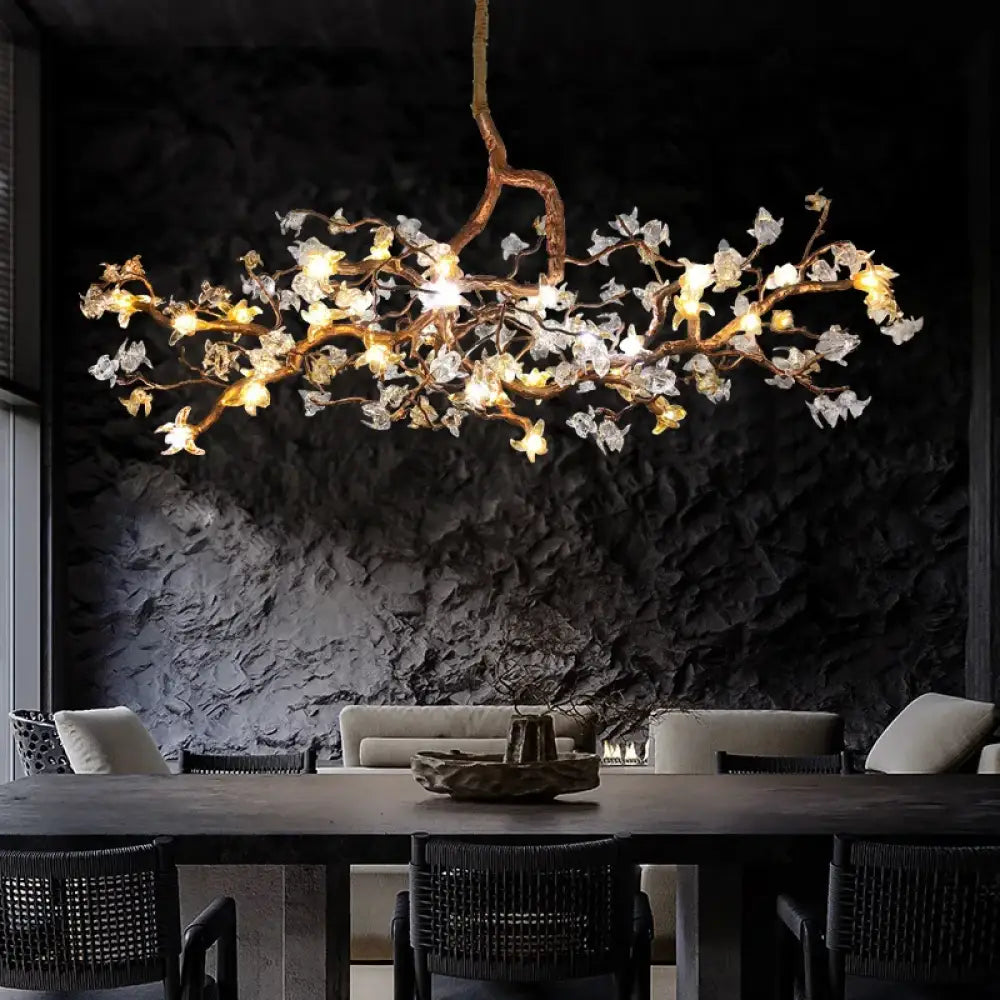 Vintage Copper Chandelier | Dining Room Home Lighting