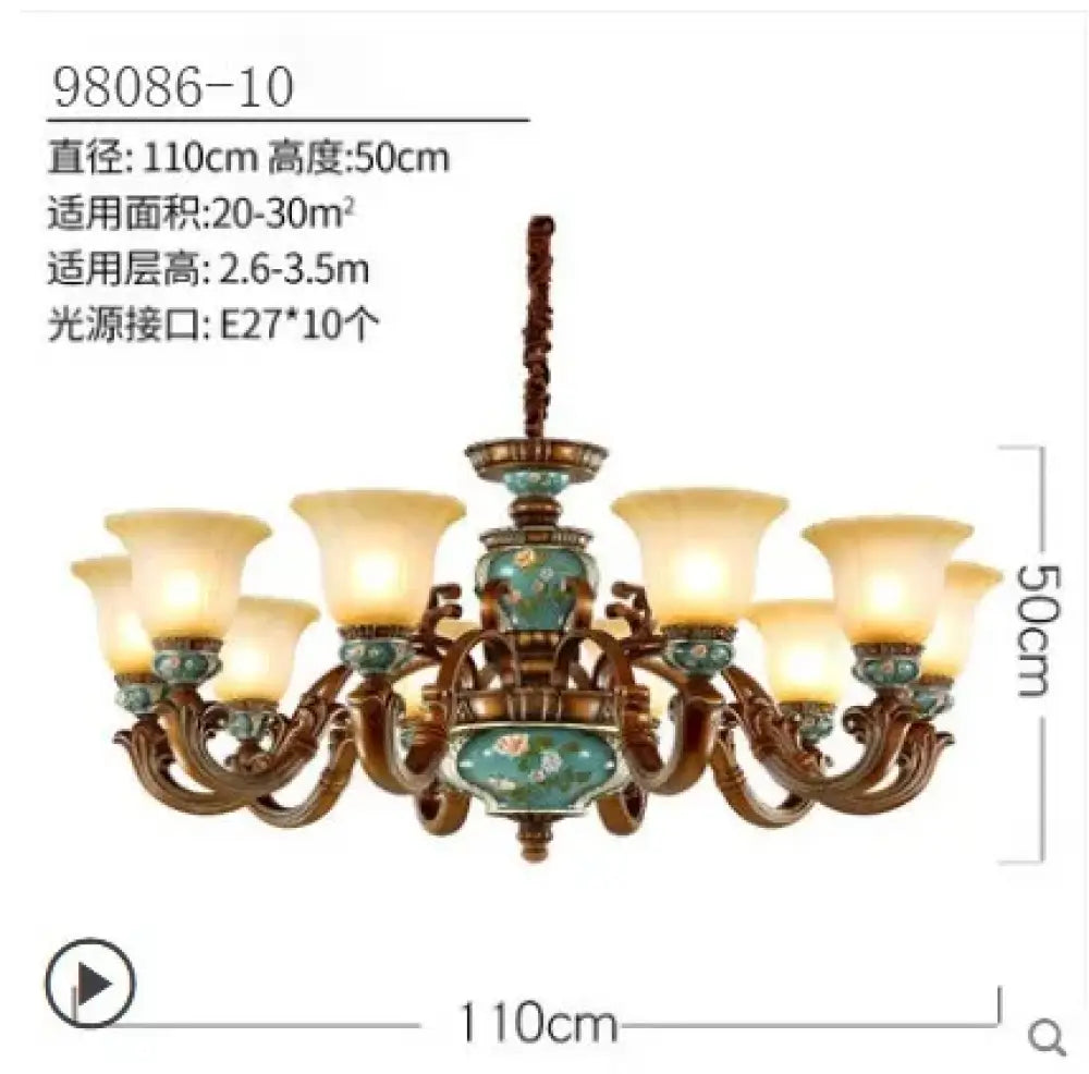 Vintage European Chandelier | Dining Room Home Lighting
