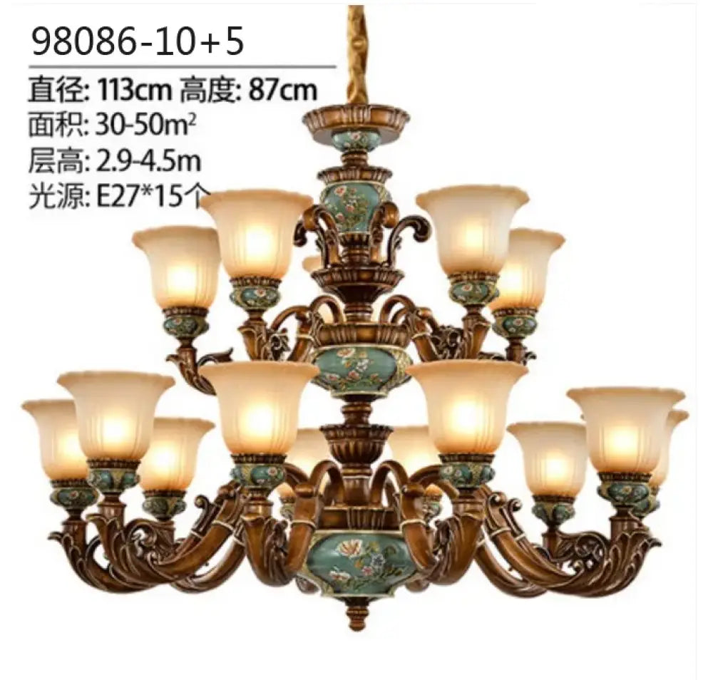 Vintage European Chandelier | Dining Room Home Lighting