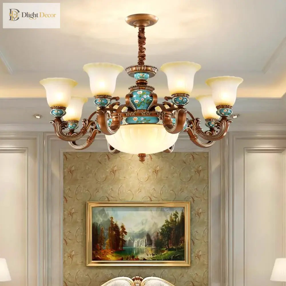 Vintage European Chandelier | Dining Room Home Lighting