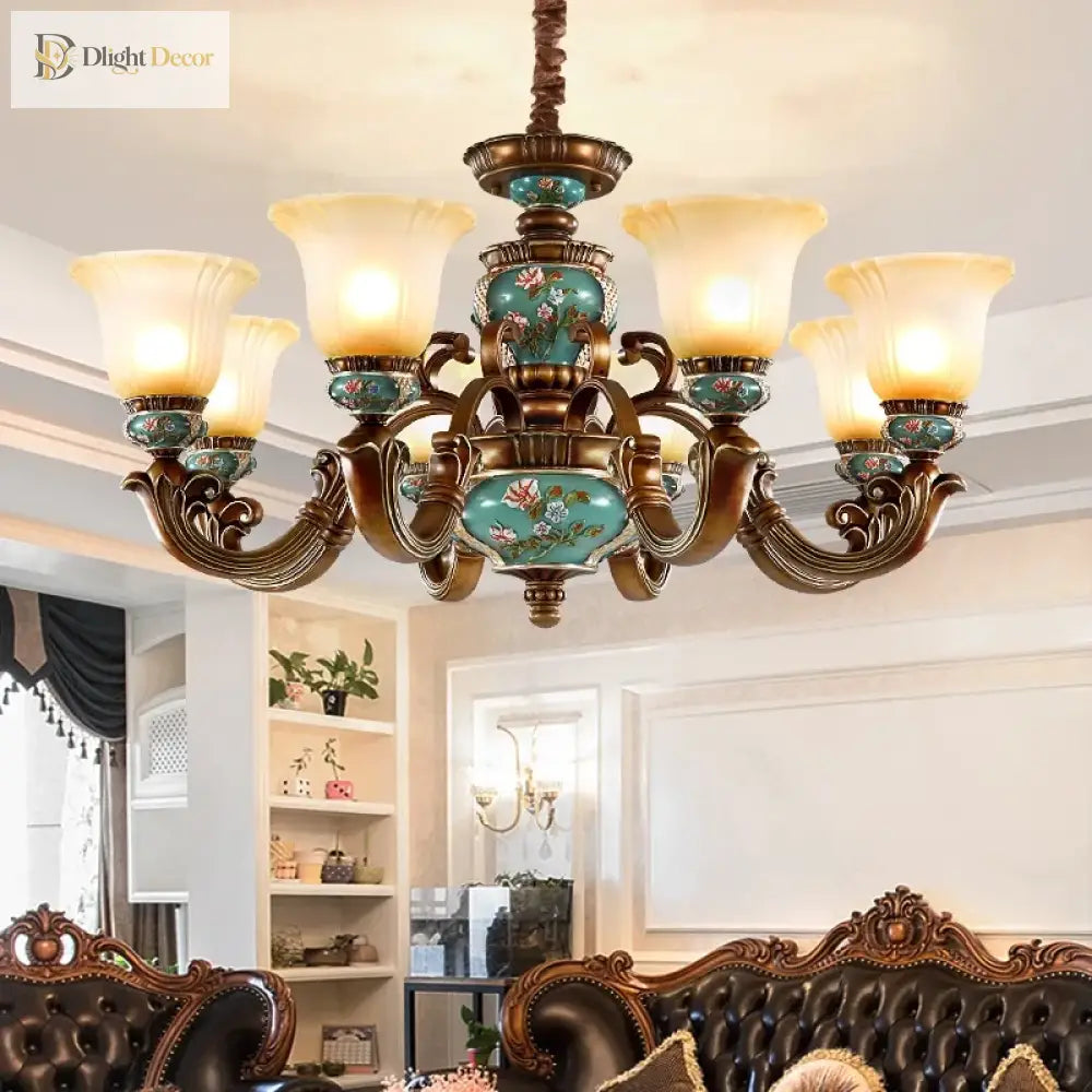 Vintage European Chandelier | Dining Room Home Lighting