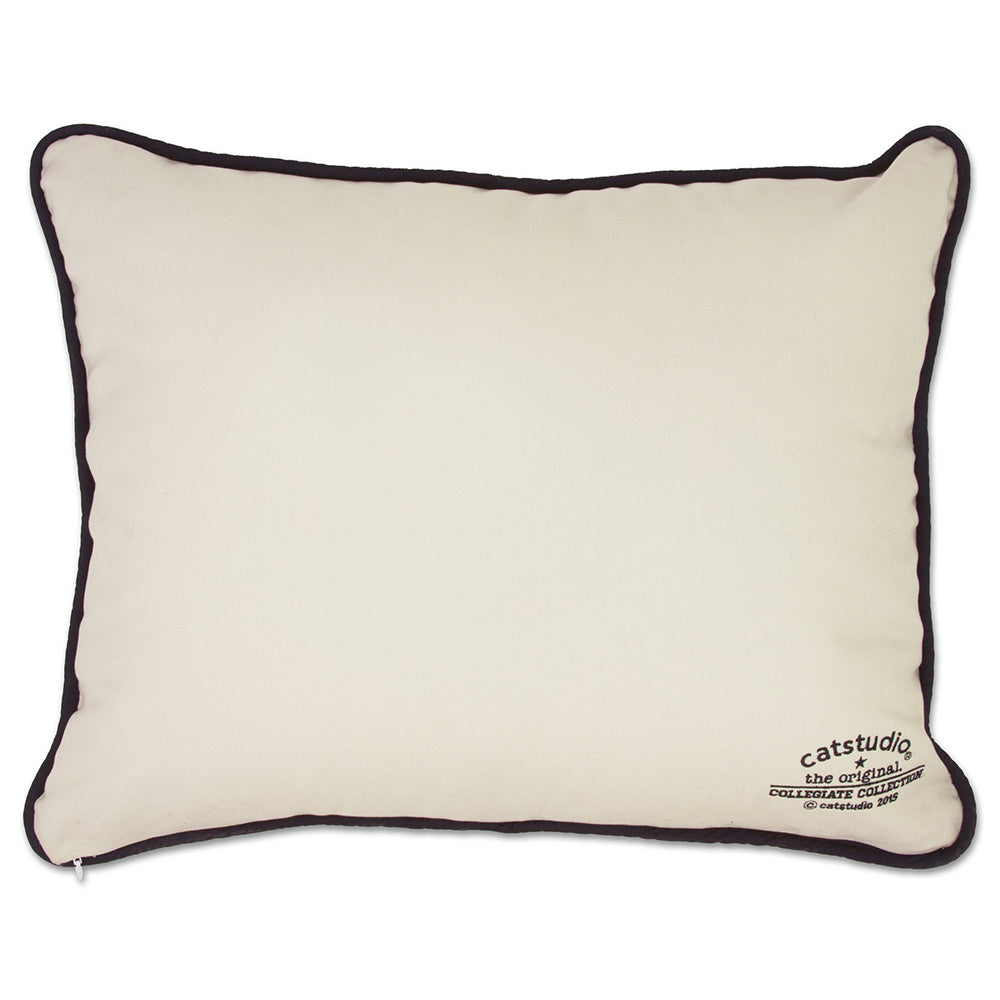 Virginia Tech Collegiate Hand-Embroidered Pillow-1