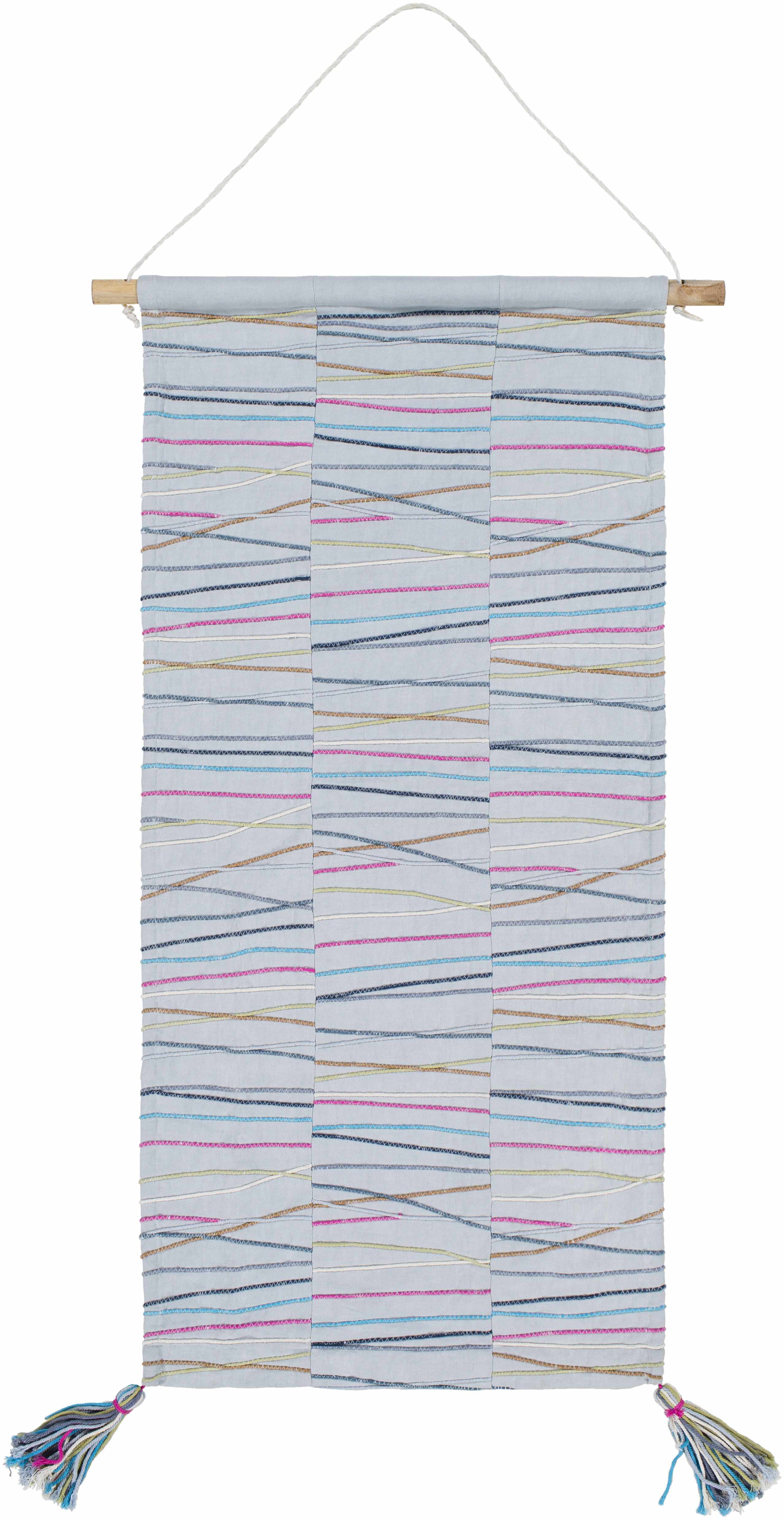 Verden Striped Multicolor Wall Hanging-0