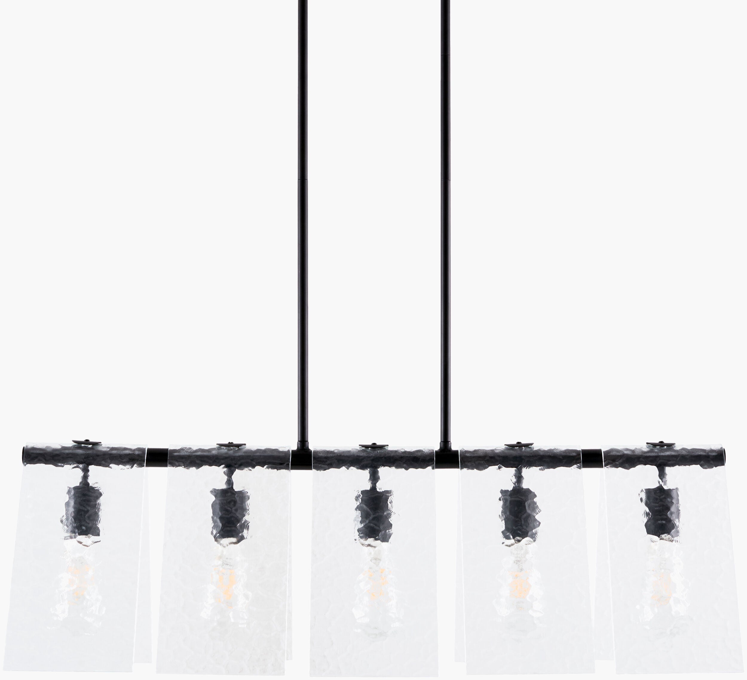 Rich White Modern Chandelier with glass details for dining or living rooms-0