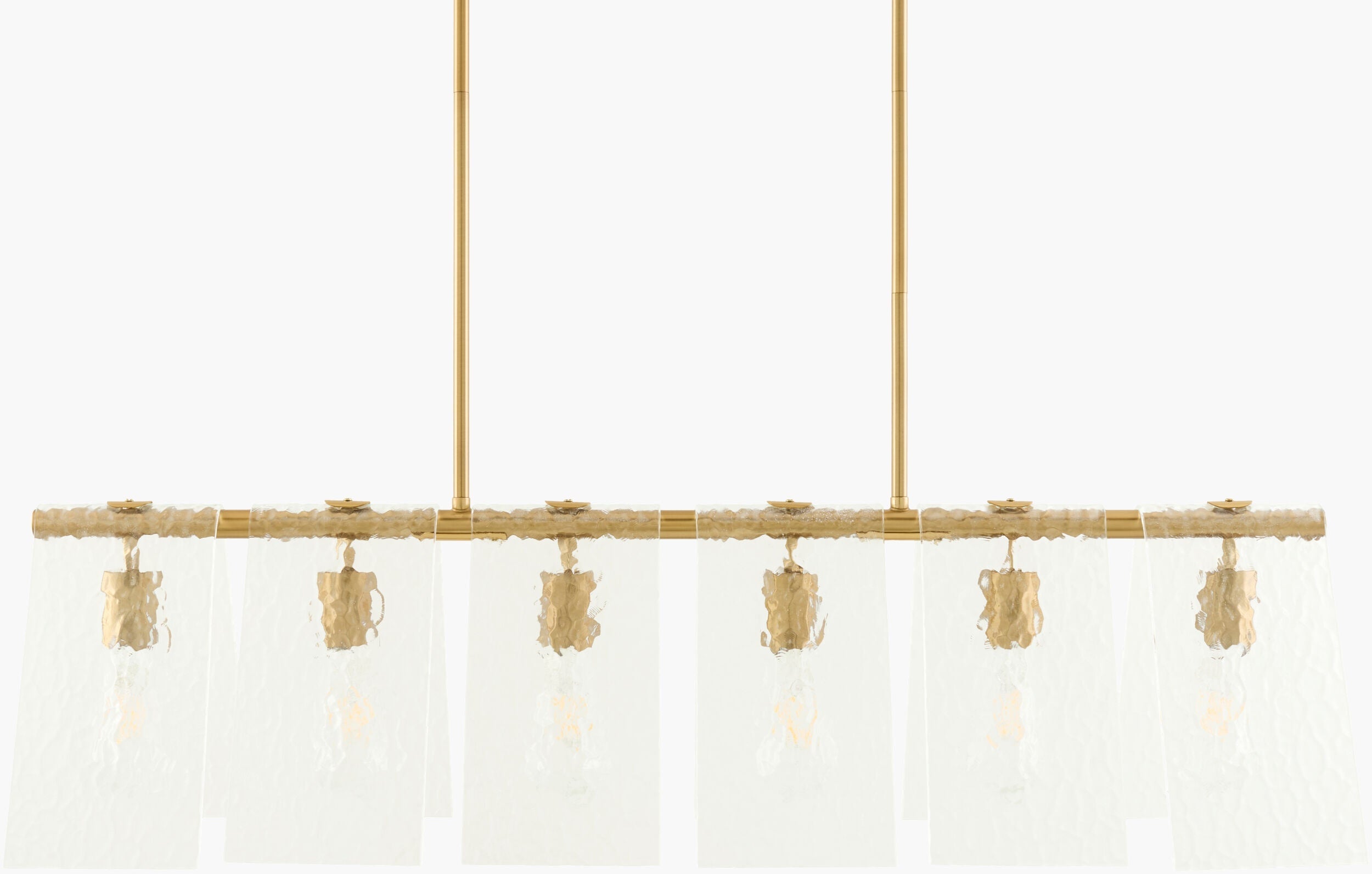 Rich Tan Modern Chandelier with glass details for dining or living rooms-0