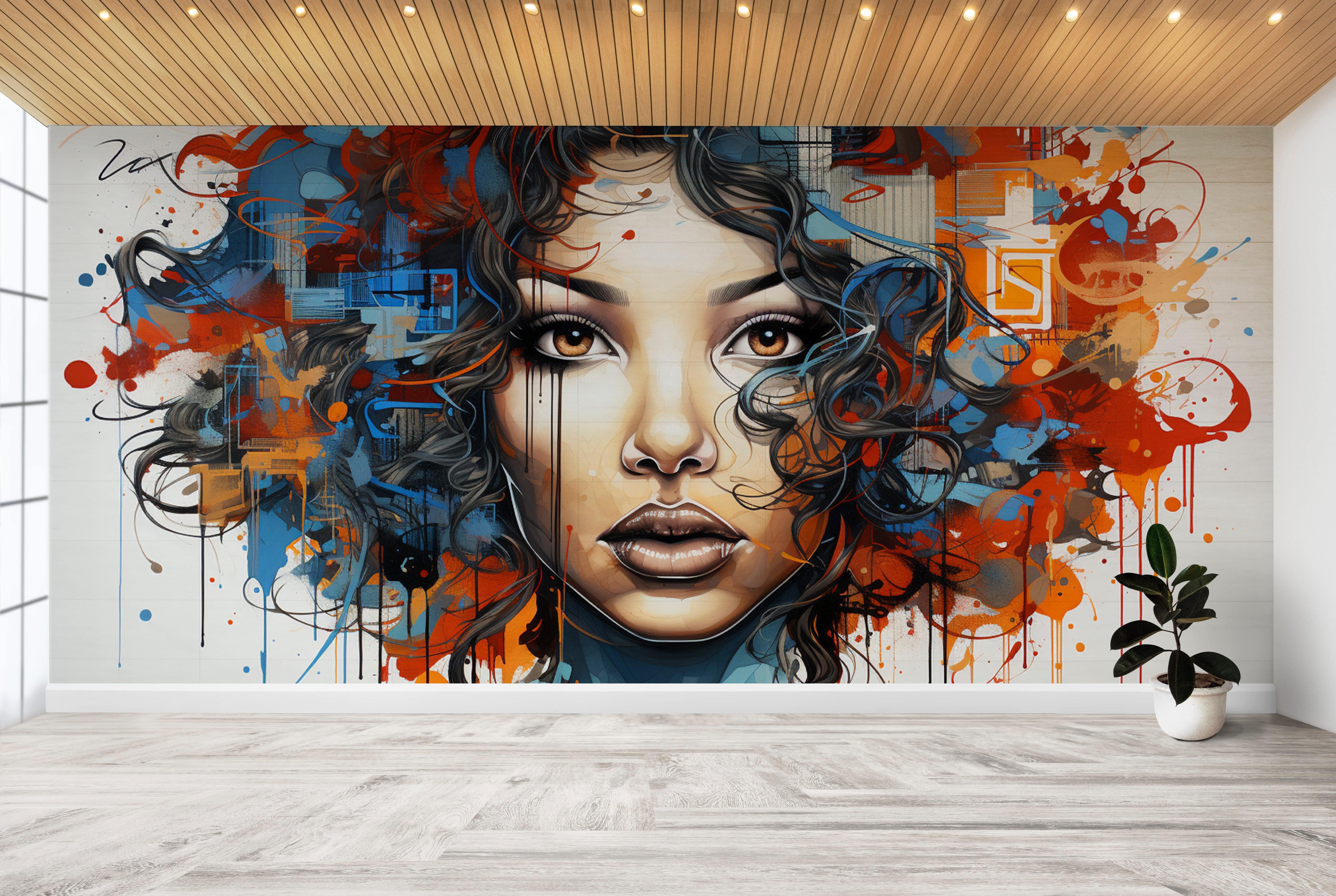 Graffiti Design That Features Unity And 100 Peop 24-2