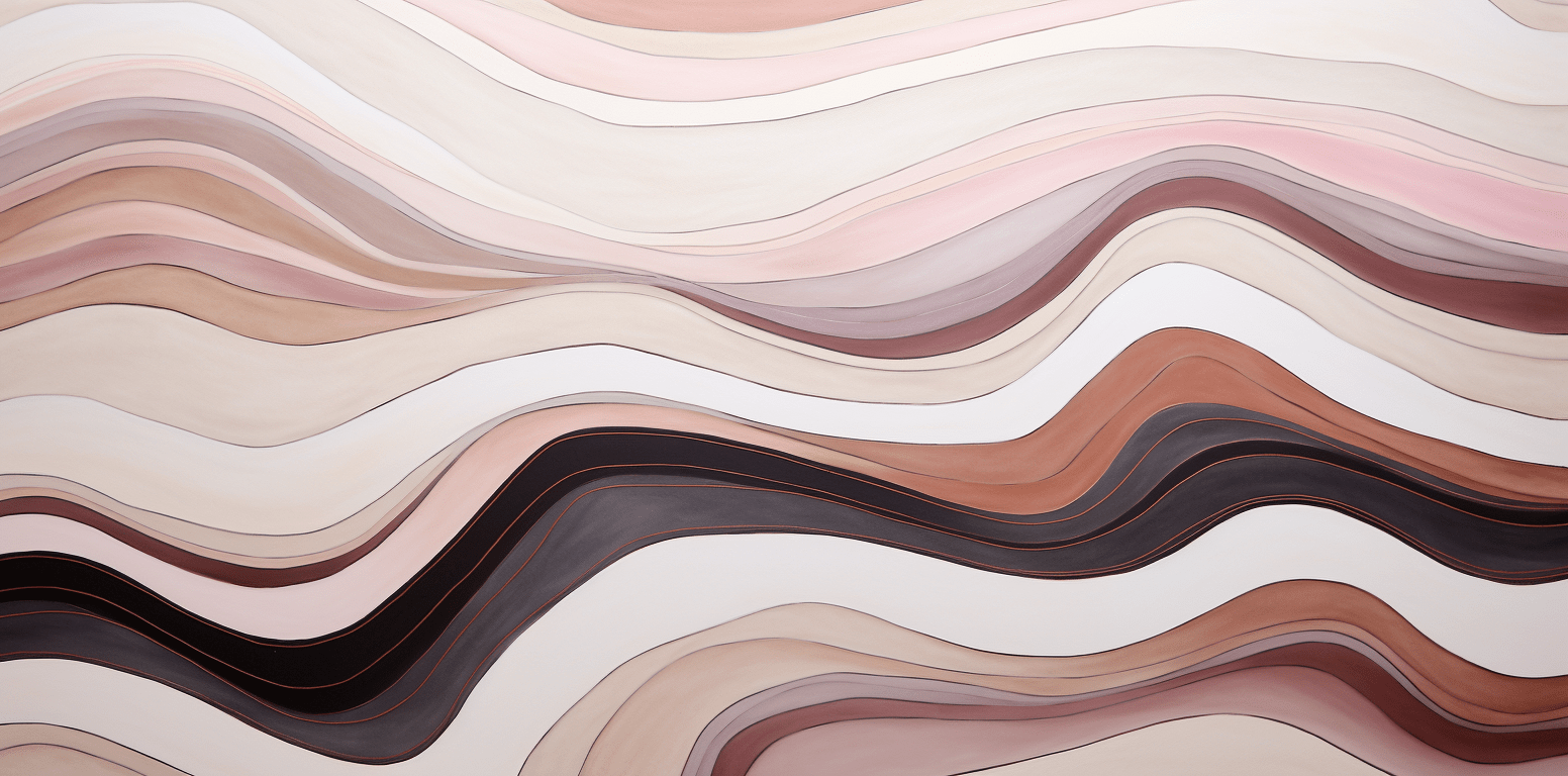 Organic Wave Pattern Mural-0