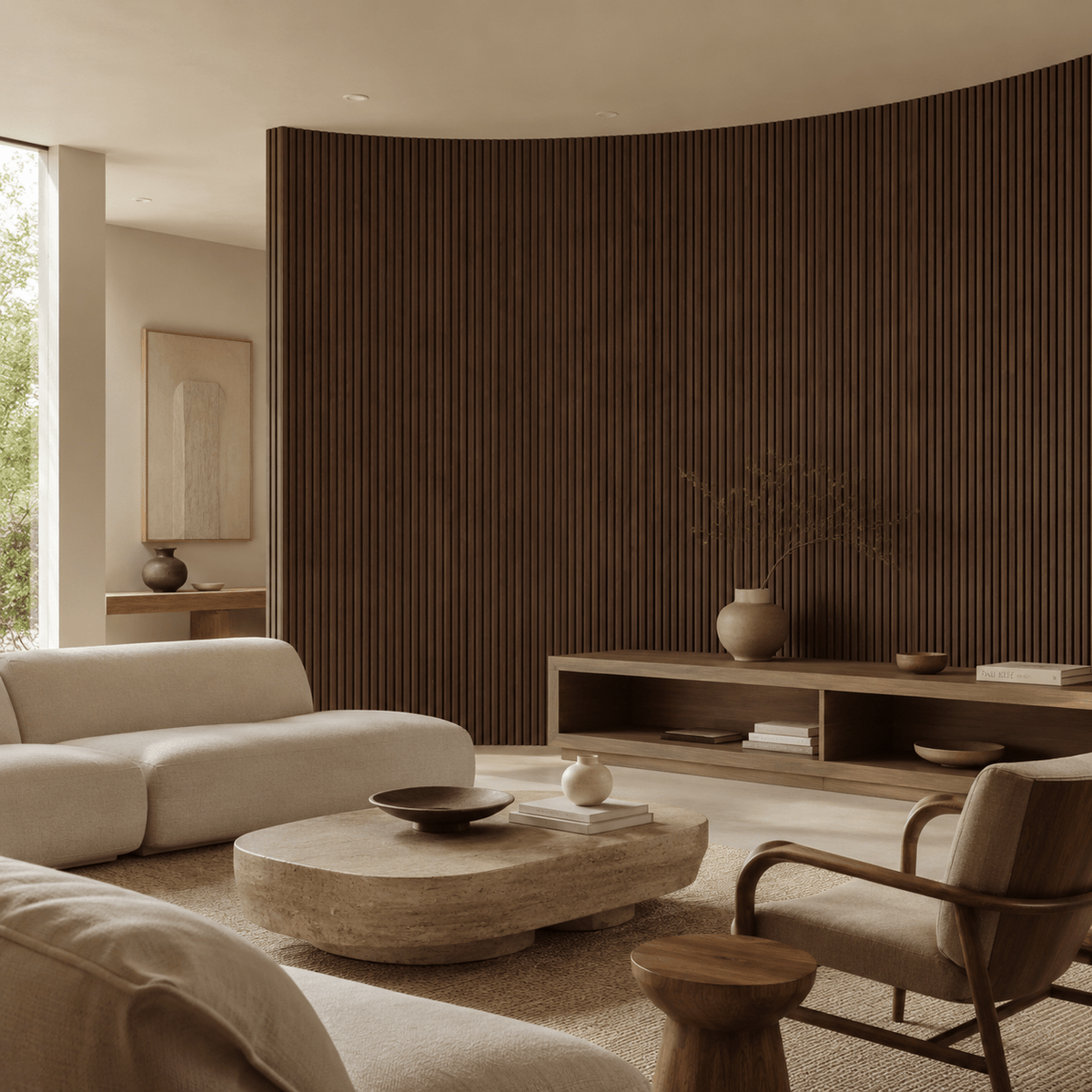 Slat Flexible Tambour Wood Panels