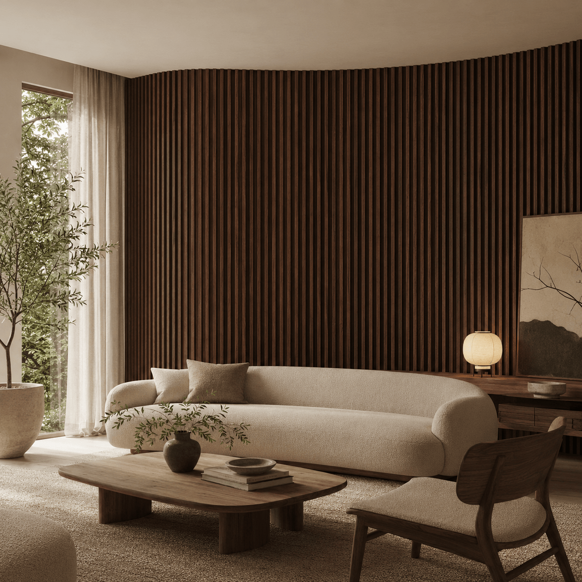 Zigzag Flexible Tambour Wood Panels