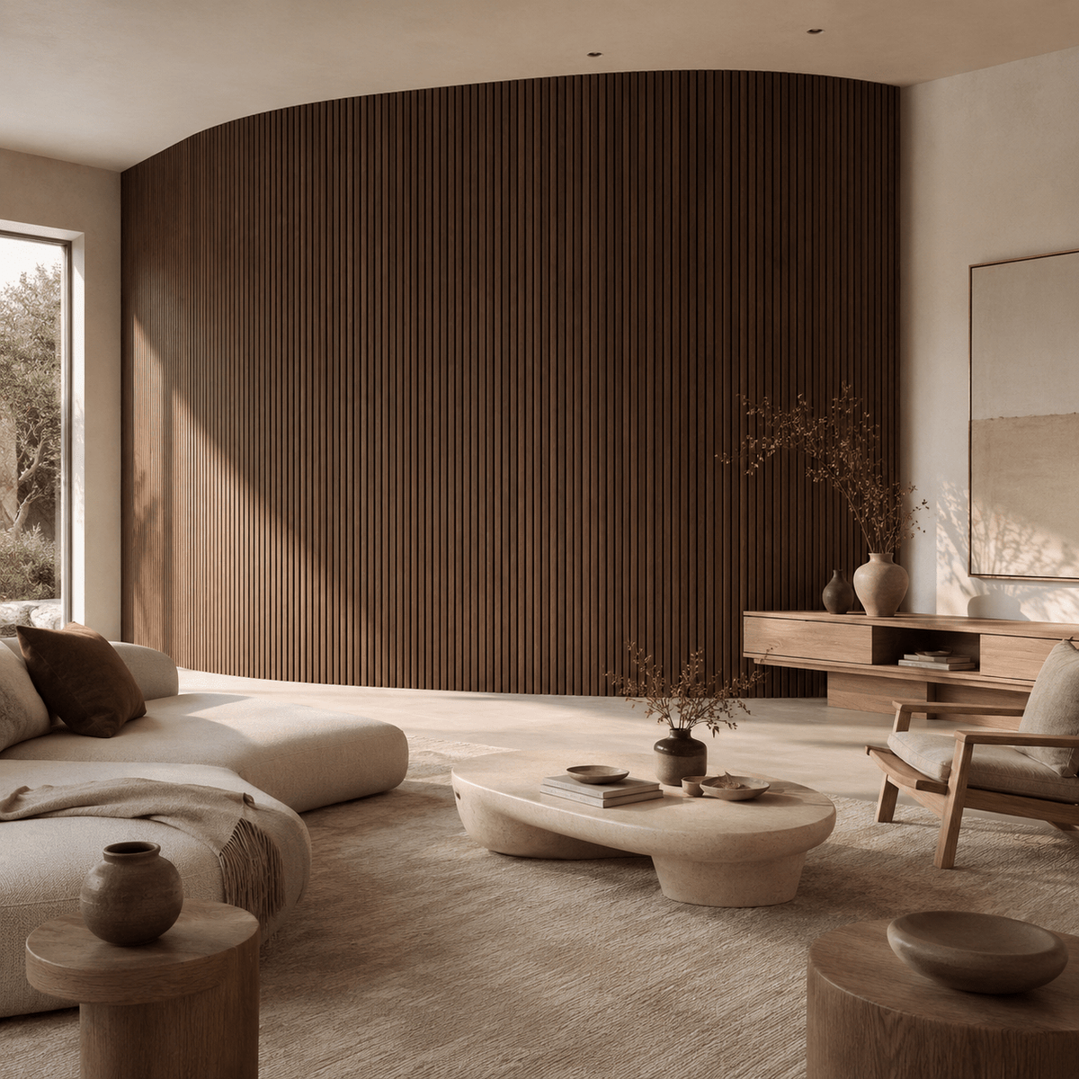 Slat Flexible Tambour Wood Panels