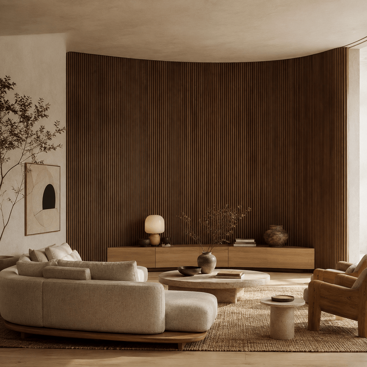 Mini-Ridge Flexible Tambour Wood Panels