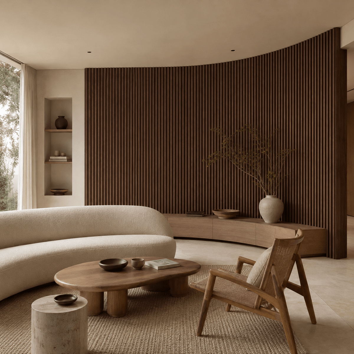 Zigzag Flexible Tambour Wood Panels