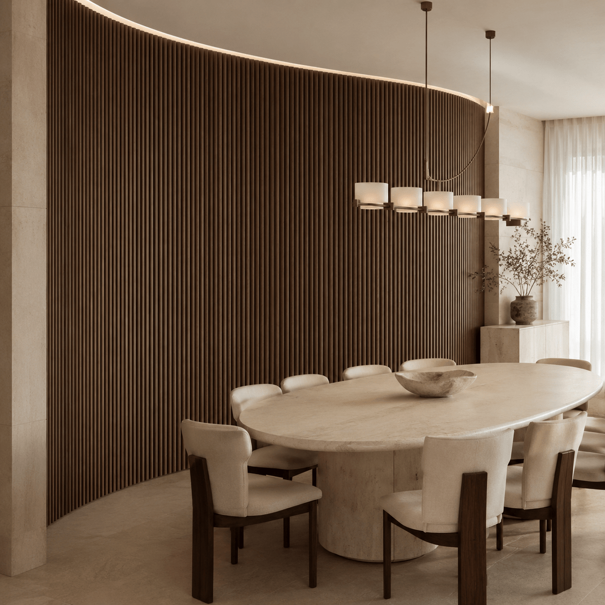 Ridge Flexible Tambour Wood Panels