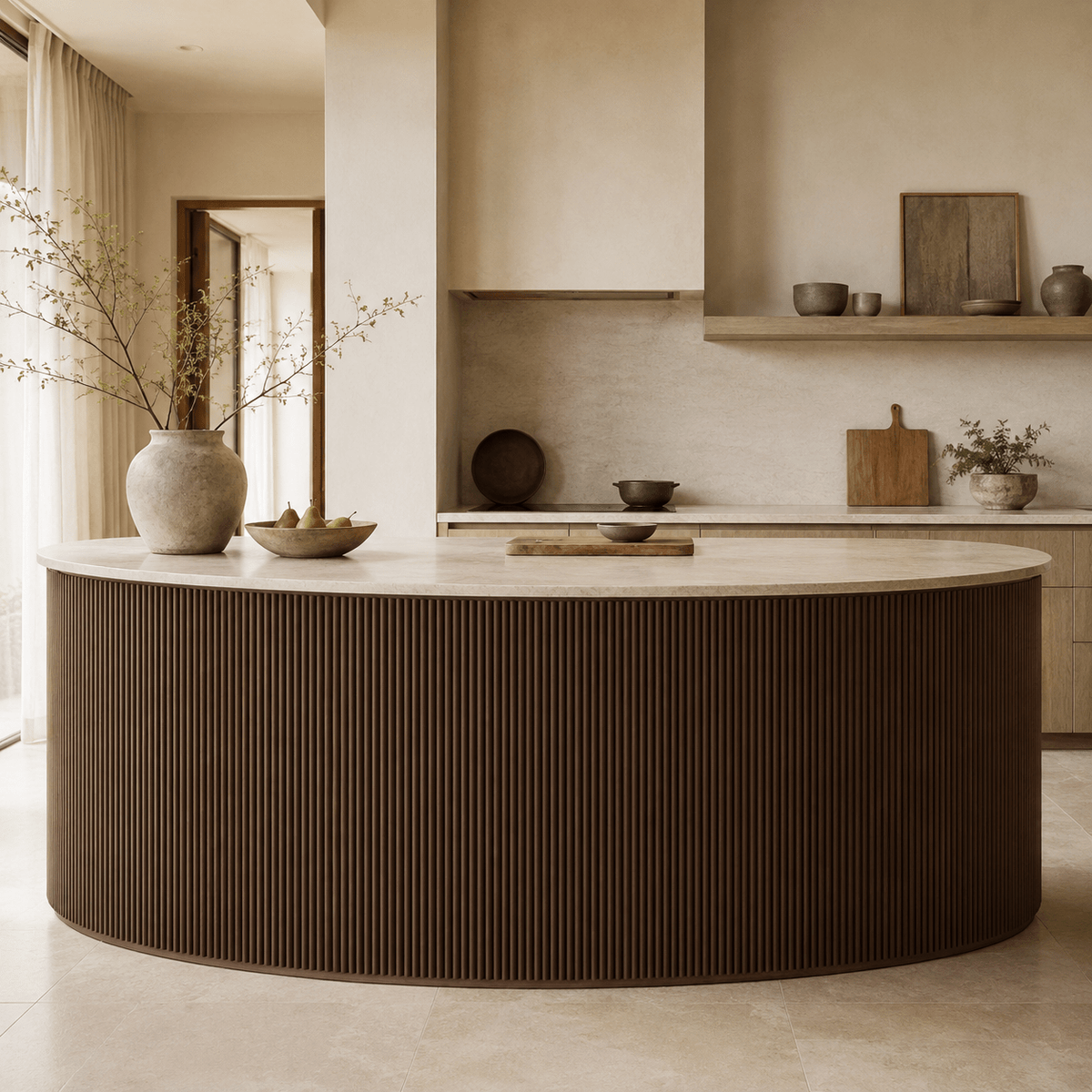 Mini-Ridge Flexible Tambour Wood Panels