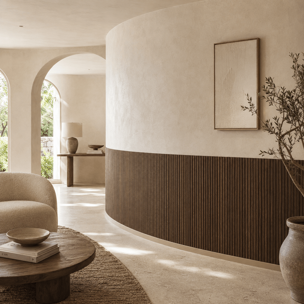 Slat Flexible Tambour Wood Panels