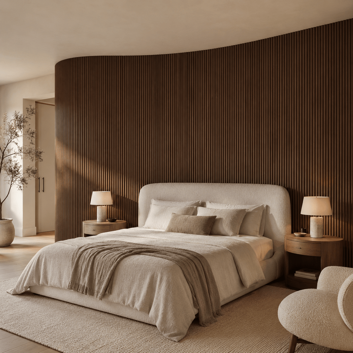 Mini-Ridge Flexible Tambour Wood Panels