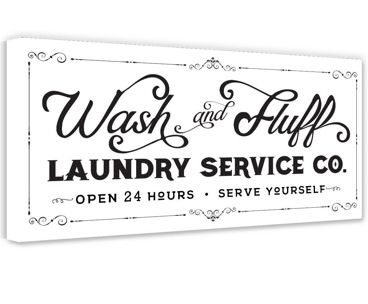 Wash & Fluff Laundry - Canvas