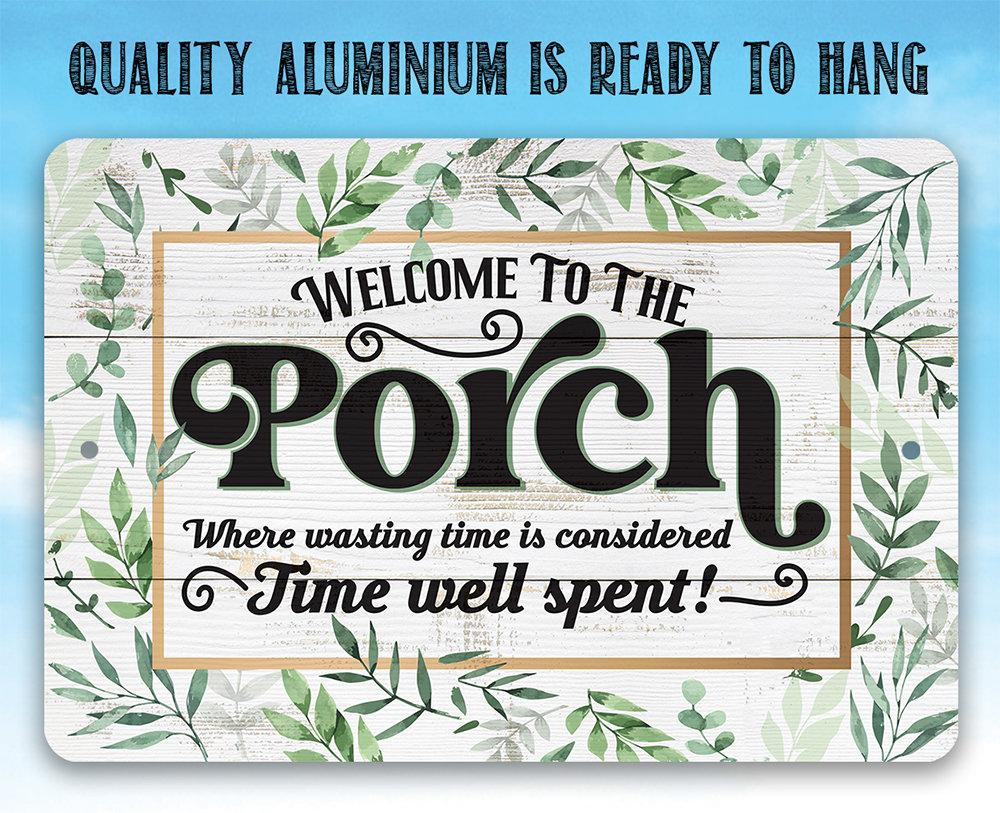 Wasting Time is Considered Time Well Spent - Metal Sign