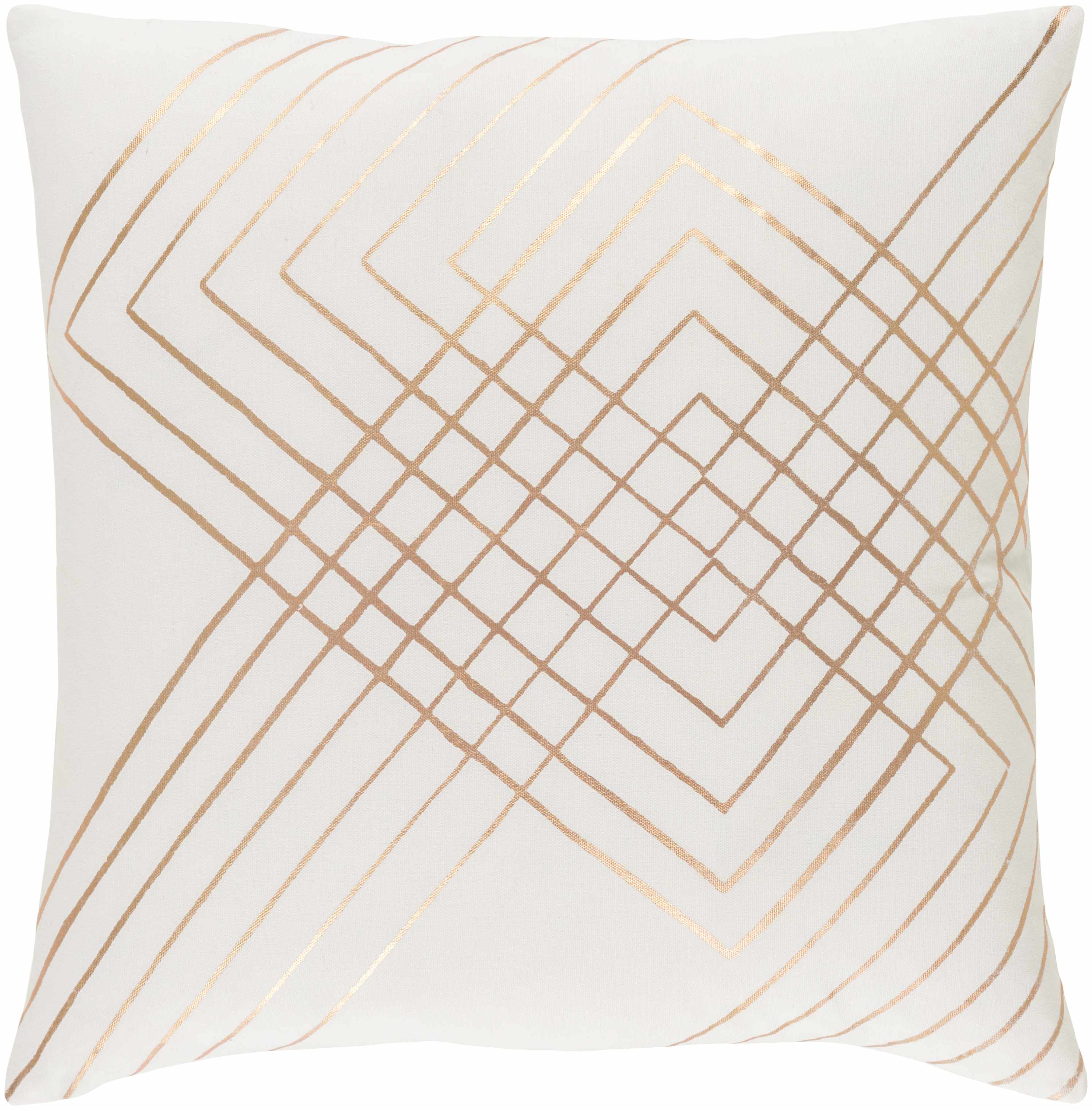 Wataga White Throw Pillow - Clearance-3