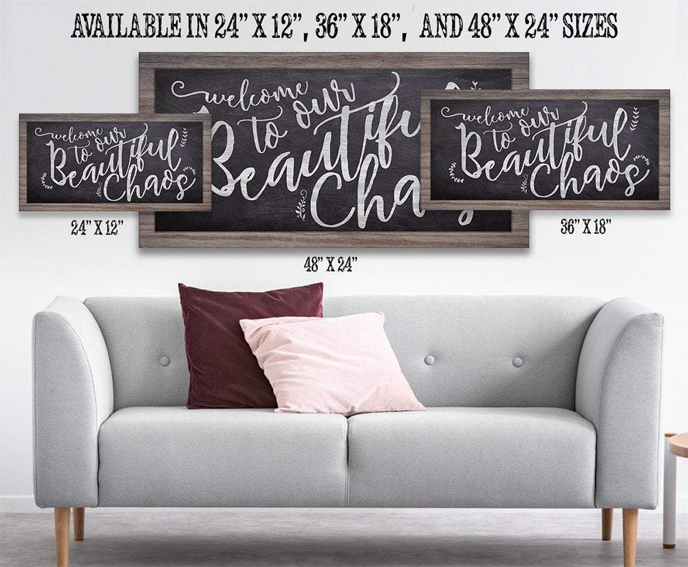 Welcome To Chaos - Canvas