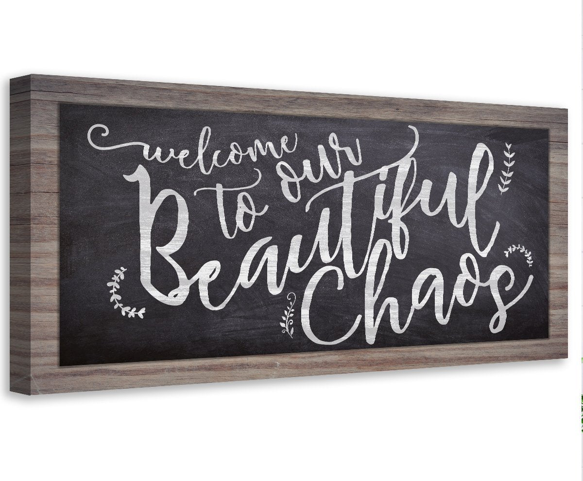 Welcome To Chaos - Canvas