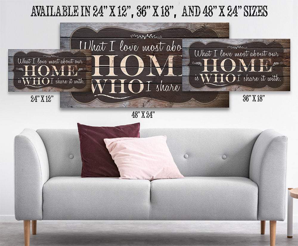 What I Love Most - Canvas