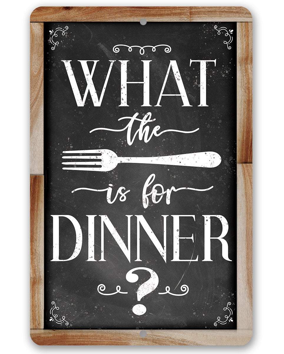 What The Fork - Metal Sign