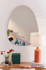 Egg Irregular Mirror Aesthetic Wall Mirror