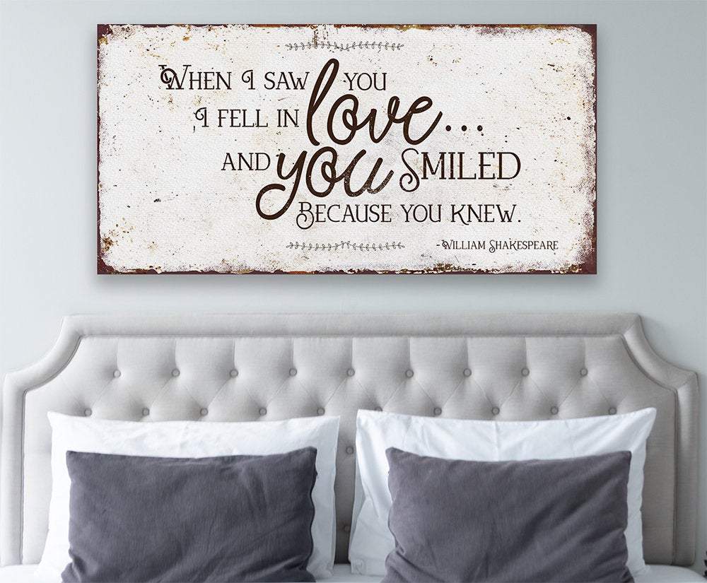 When I Saw You - Canvas