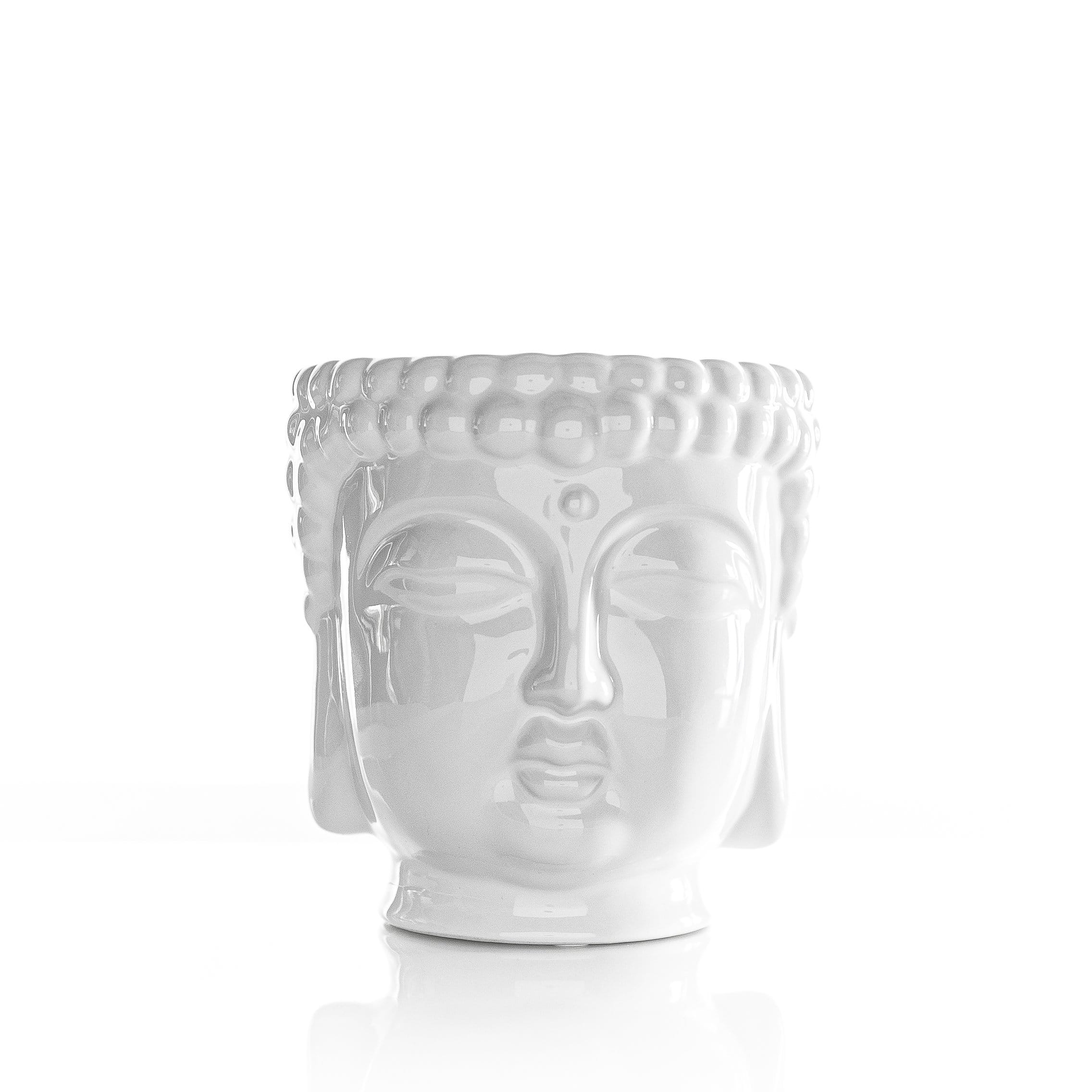 White Buddha Candle-1