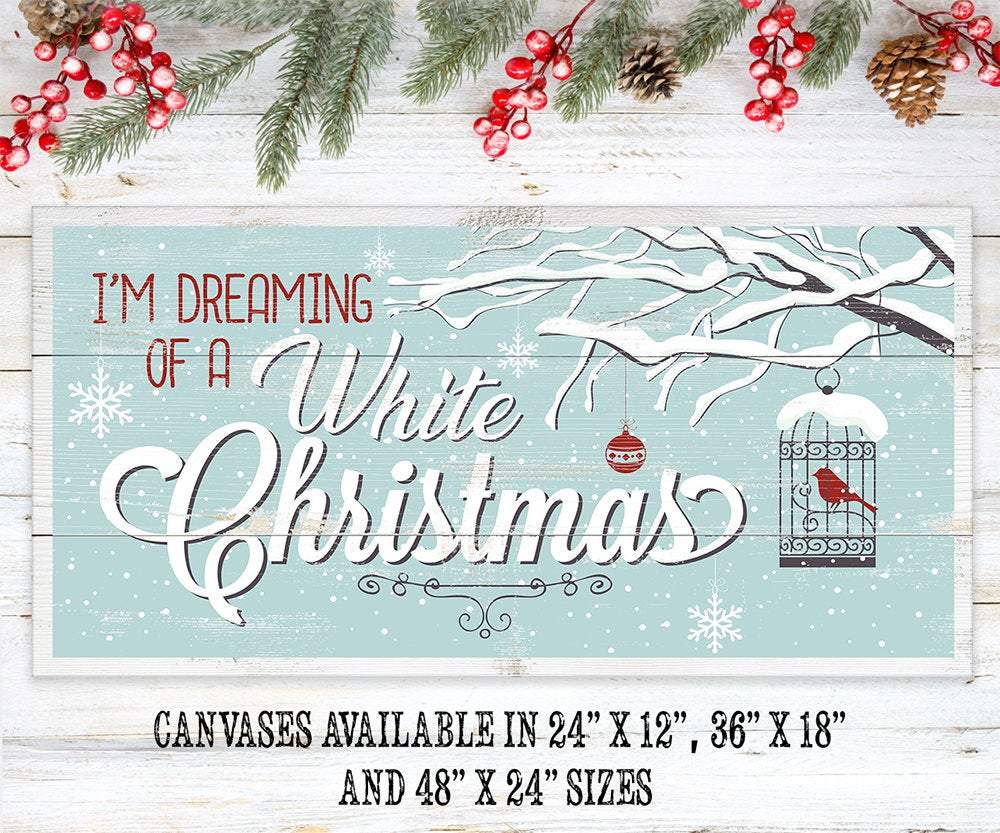 White Christmas - Canvas