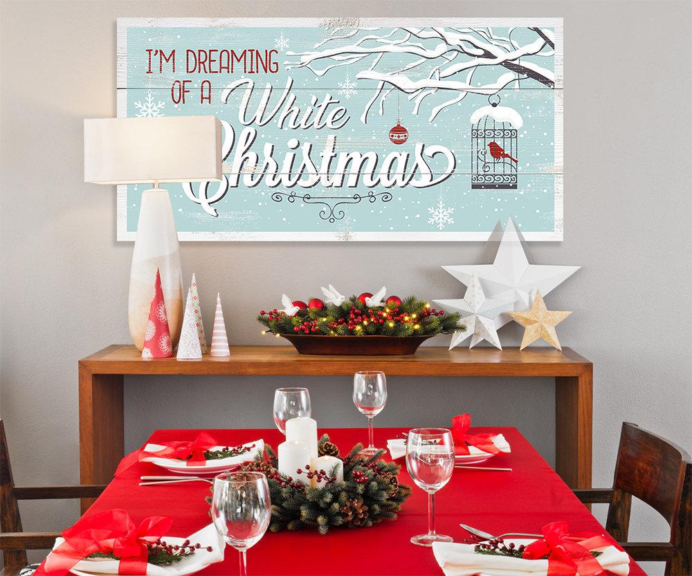 White Christmas - Canvas
