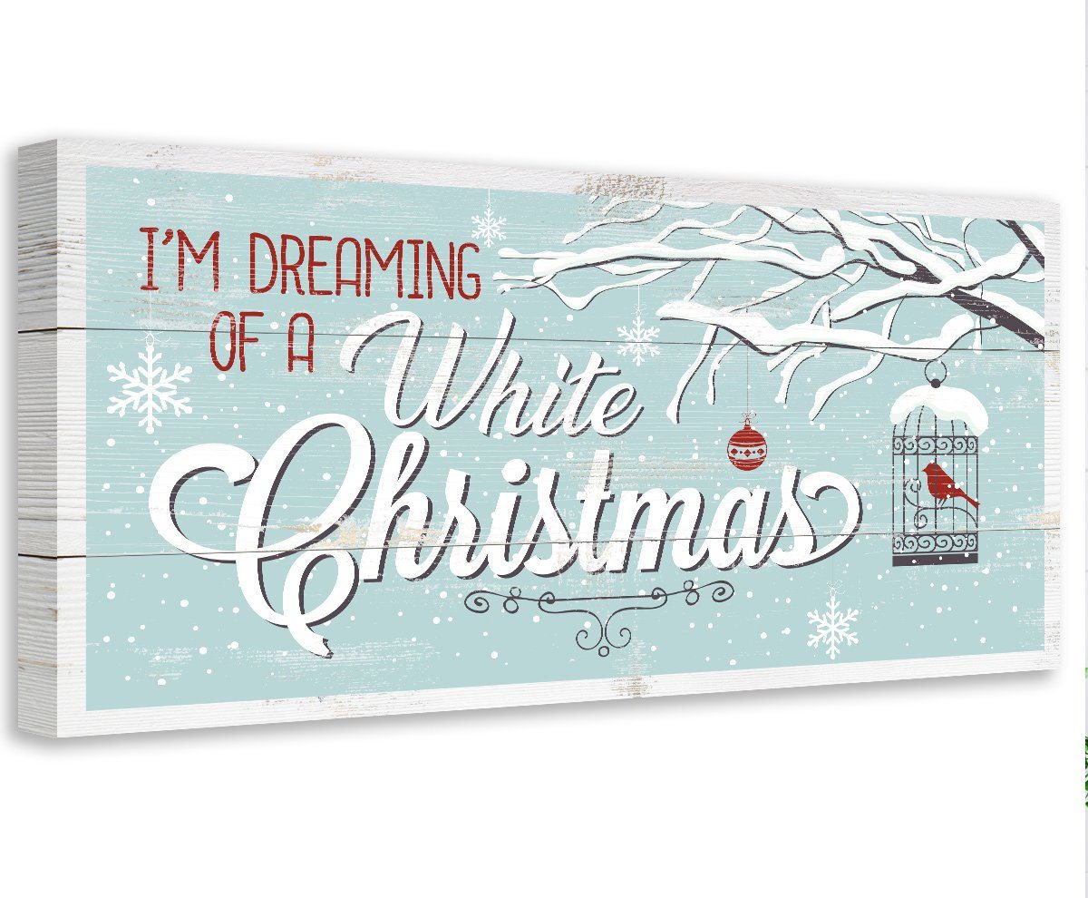 White Christmas - Canvas