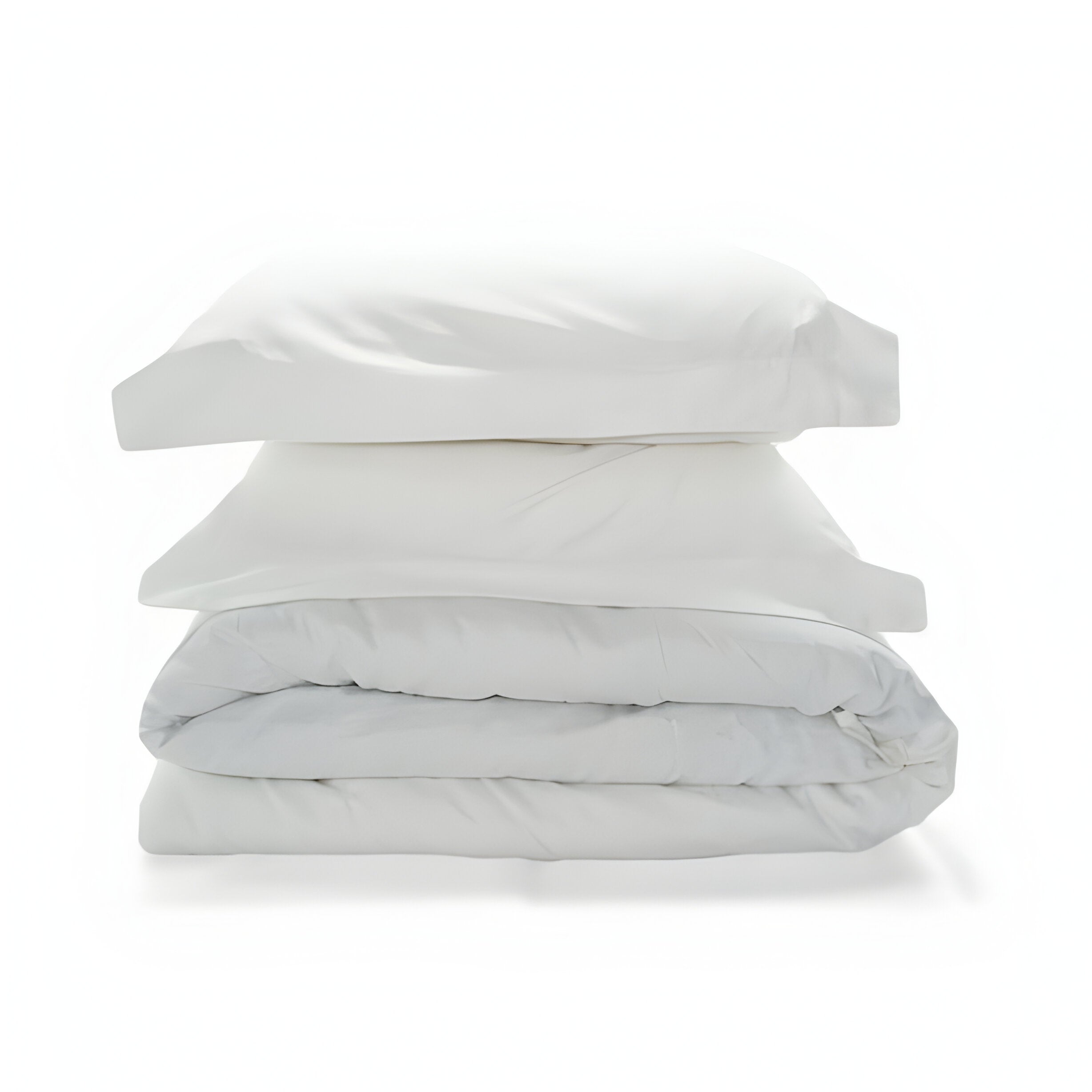 300TC Cotton Percale Solid Duvet Cover Set