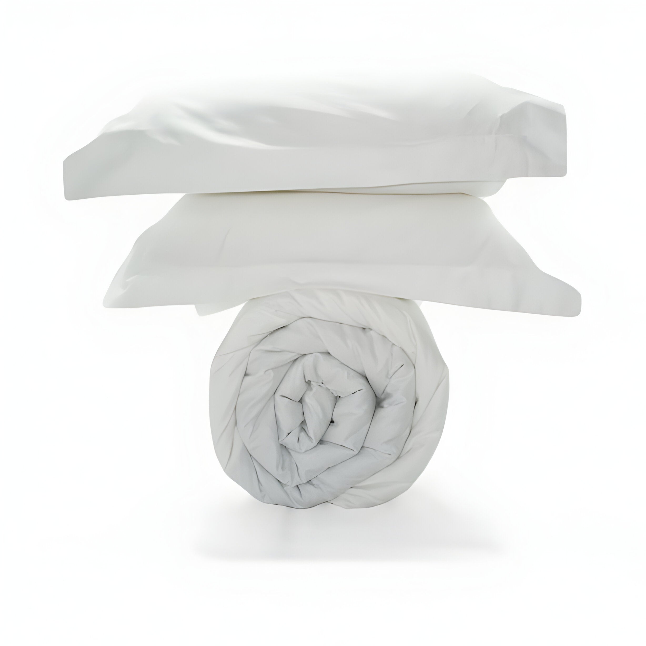 300TC Cotton Percale Solid Duvet Cover Set