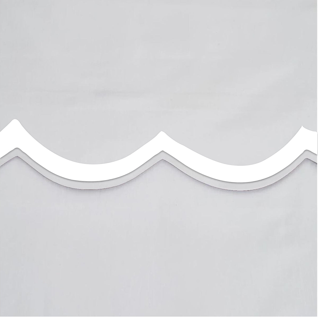 400TC Applique Scalloped Embroidery Cotton Duvet Cover Set