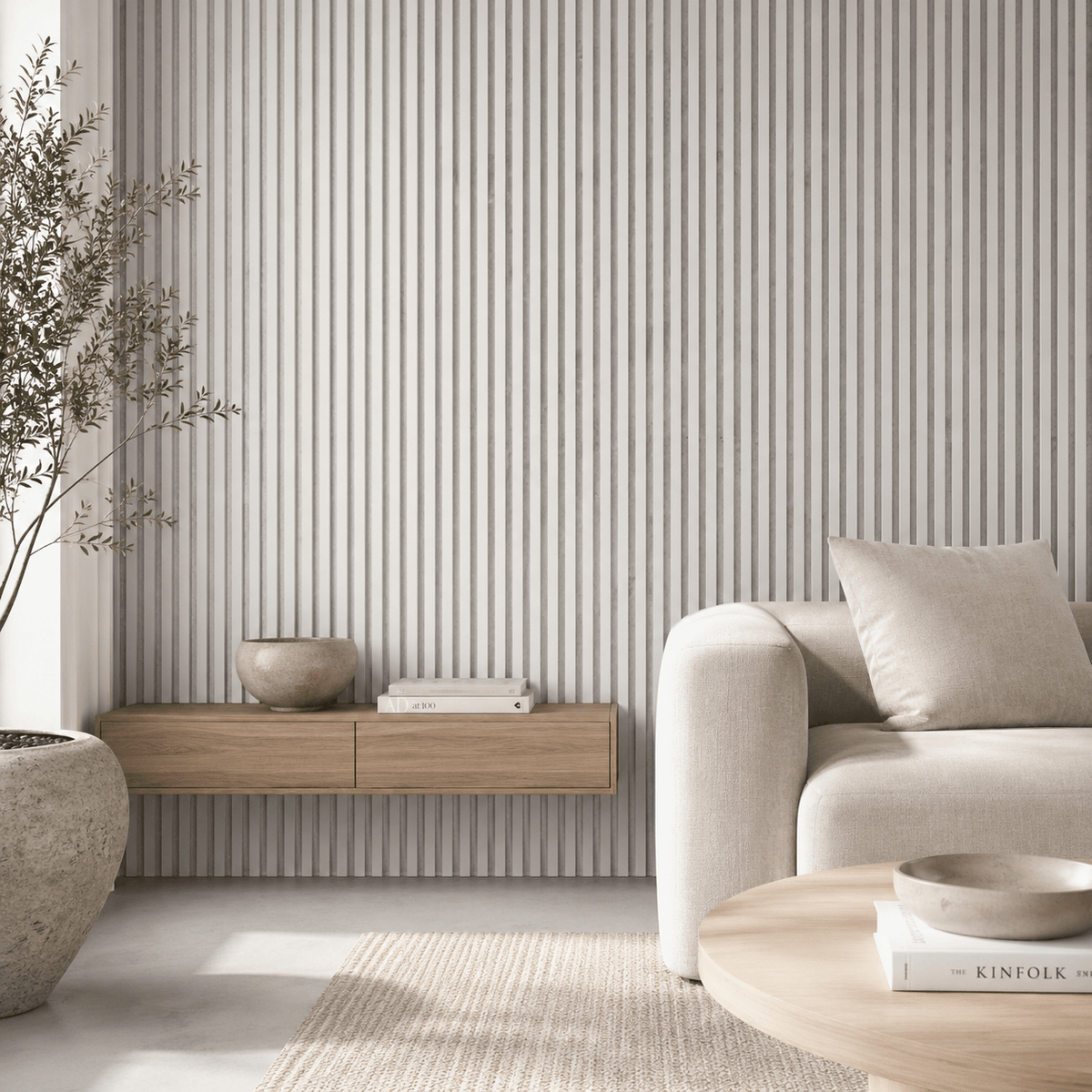 ARQ® Acoustic Colored Wooden Wall Slat Panel