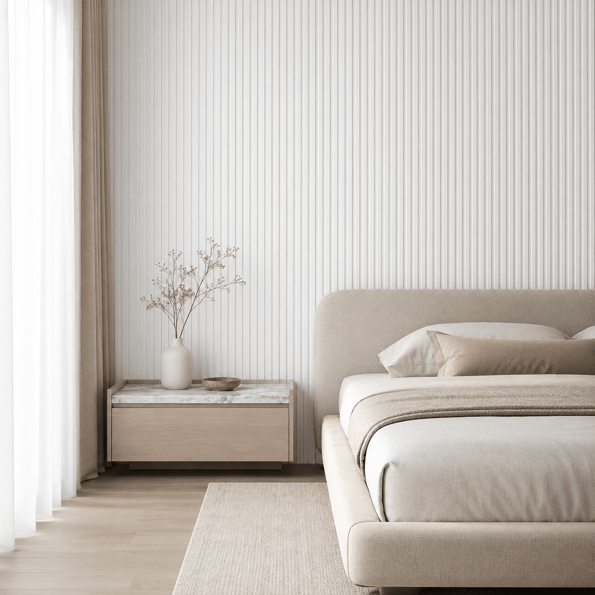 ARQ® Acoustic Colored Wooden Wall Slat Panel