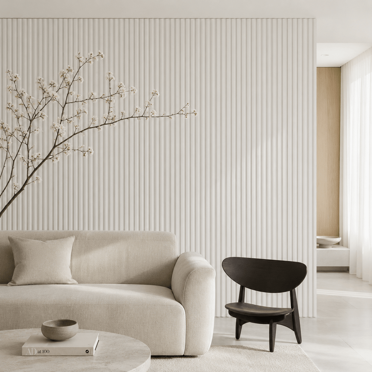 ARQ® Acoustic Colored Wooden Wall Slat Panel