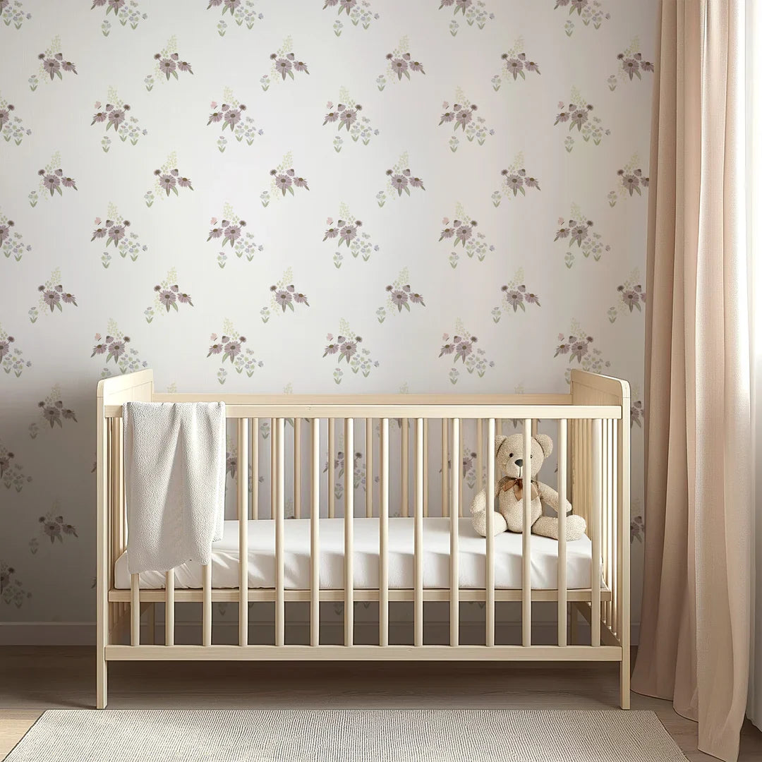 Daisie Wallpaper by Linen and Paper Design