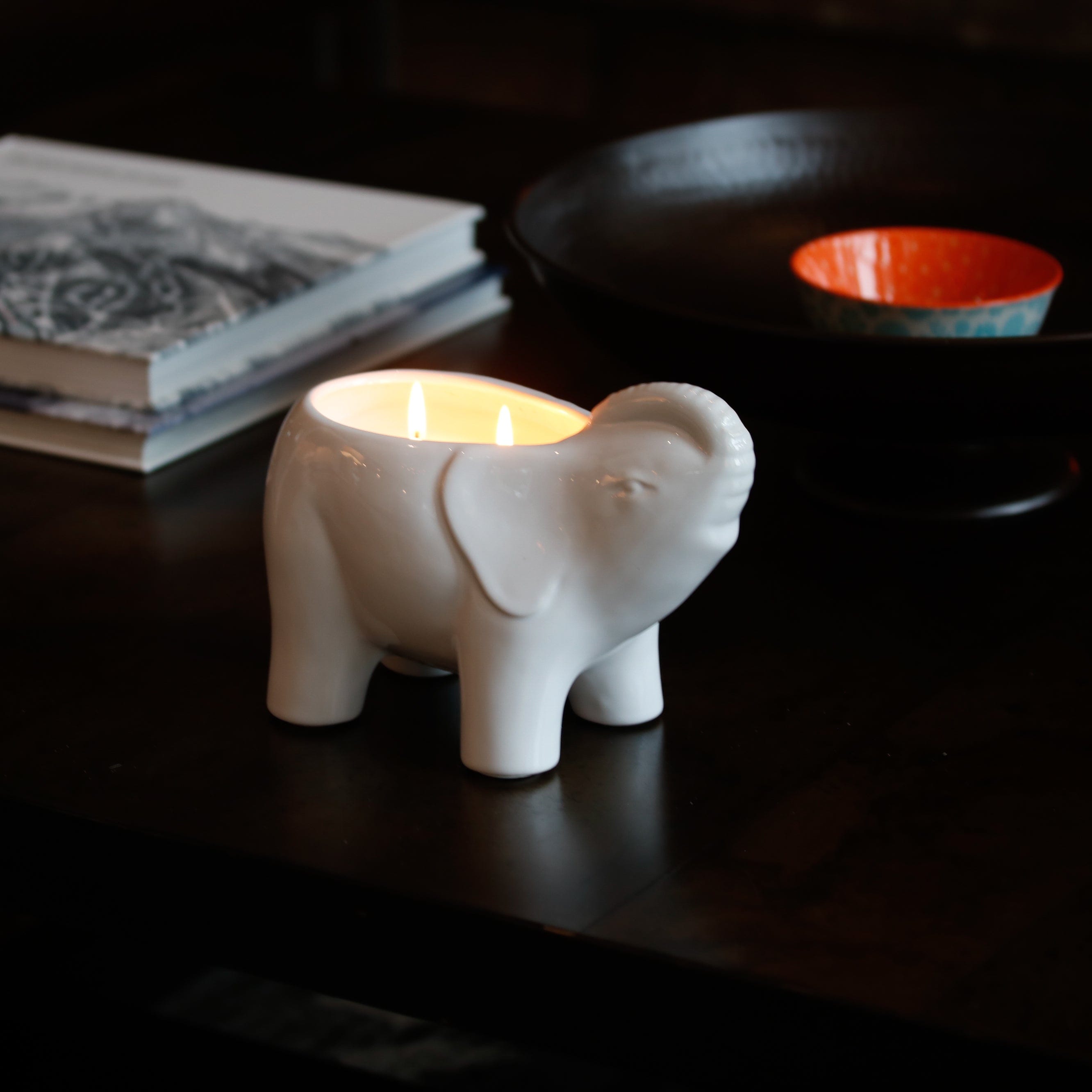 White Elephant Candle-2