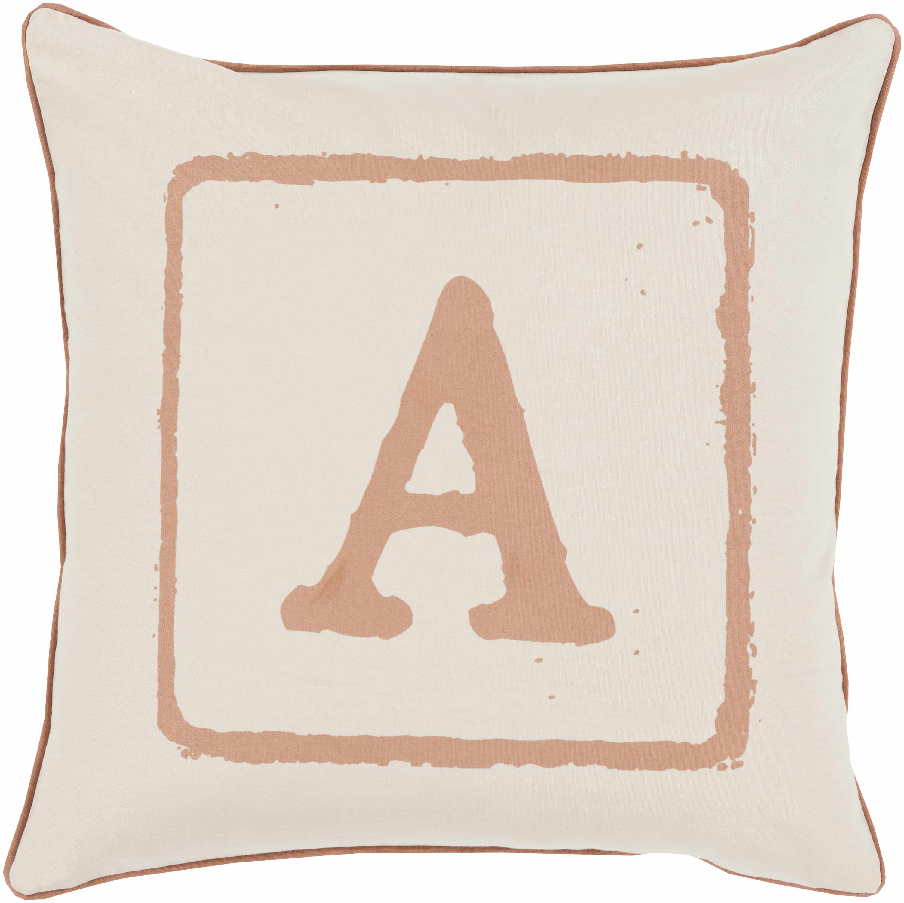 Windygates Letter A Throw Pillow - Clearance-0