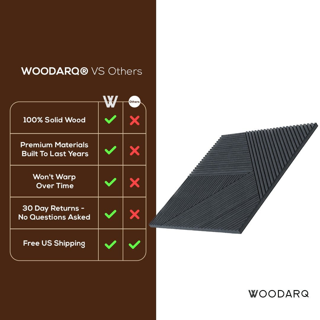 ARQ® Natural Solid Colored Wood Wall Panels