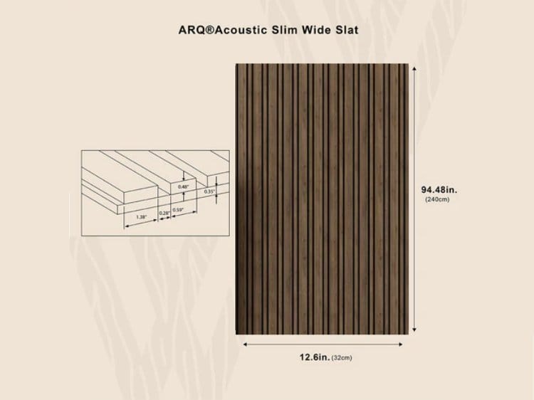 ARQ® Slimwide Slats